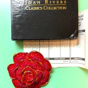 Joan Rivers Classic Collection Rose Pin